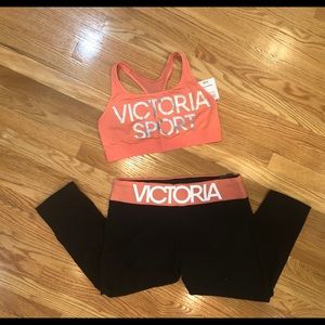 Victoria Secret Sport Capris & Sport Bra NEW SALE